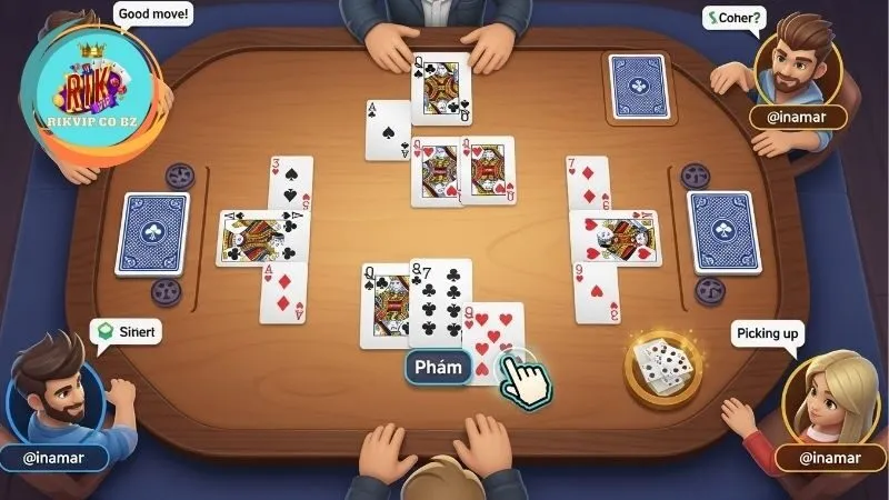 Lỗi thường gặp khi đánh Phỏm và cách tránh